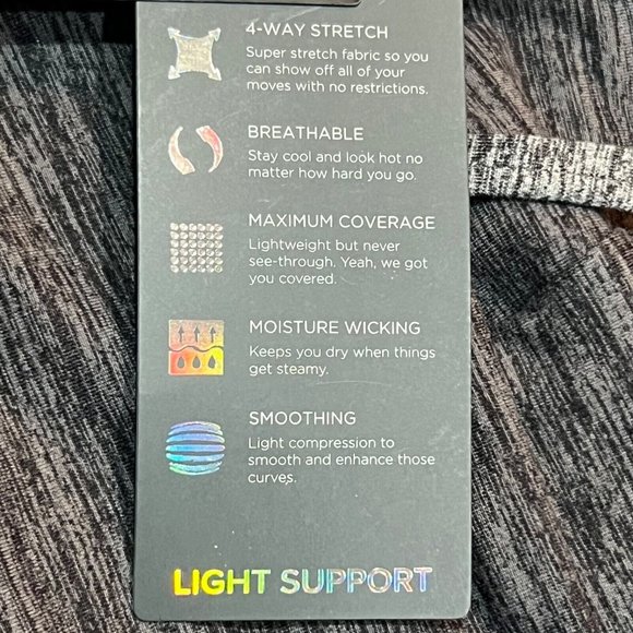 NWT TORRID Active Sports Bra Sz 3X Gray Strappy - Picture 3 of 5